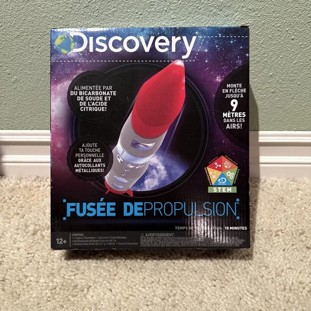Discovery Propulsion Rocket STEM Powered By Baking Soda & Citric Acid Customize